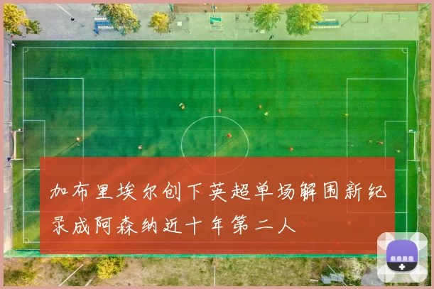 加布里埃尔创下英超单场解围新纪录成阿森纳近十年第二人